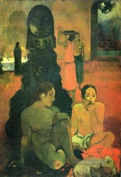 der große Buddha Beitrag Impressionismus Primitivismus Paul Gauguin Ölgemälde